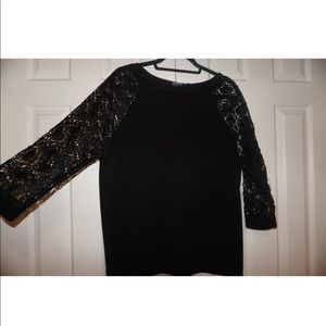 BLUE les copains Black Sweater size 12